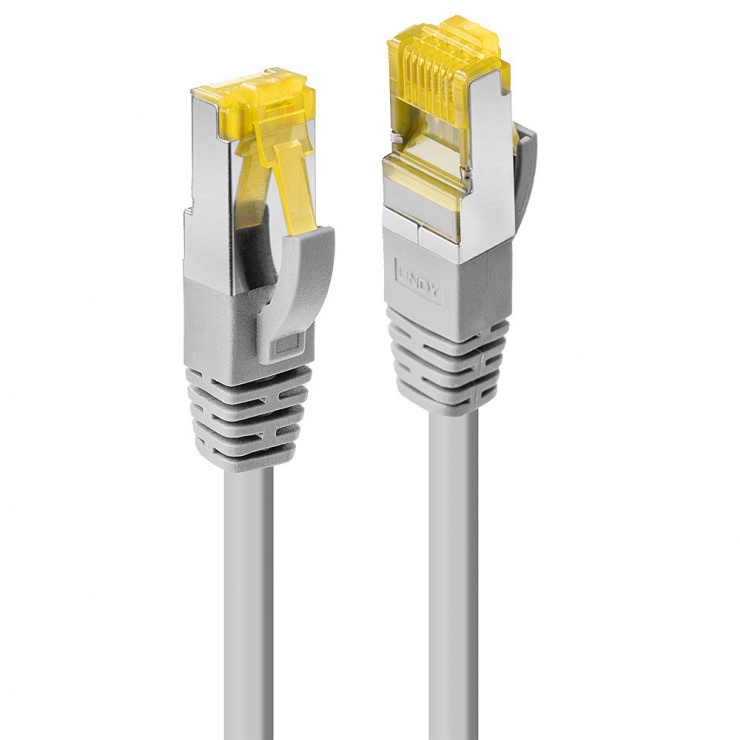 Cablu de retea S/FTP cat 7 LSOH Gri 20m, Lindy L47270 imagine noua